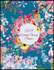 2019 Weekly Cleaning Planner: Art Floral Design, 2019 Weekly Cleaning Checklist, Household Chores List, Cleaning Routine Weekly Cleaning Checklist 8