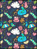 Raining Notebook: Rain Journal Book Ruled Lined Page for Kids Teen Girl Boy Women Great for Writing Diary Record Note Pad Rainy Season U