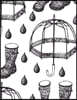 Raining Notebook: Rain Journal Book Ruled Lined Page for Kids Teen Girl Boy Women Men Great for Writing Pencil Drawing Diary Record Note
