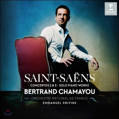 Bertrand Chamayou 생상스: 피아노 협주곡 2, 5번, 피아노 연습곡, 마주르카 (Saint-Saens: Concertos 2, 5 / Solo Piano Works)