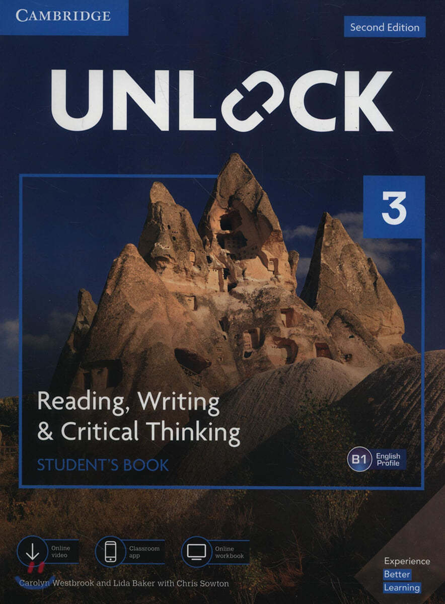 Unlock Level 3 Reading, Writing, &amp; Critical Thinking Student’s Book, Mob App and Online Workbook w/ Downloadable Video