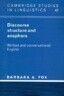 Discourse Structure and Anaphora