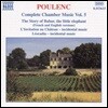 풀랑크 : 실내악 작품 전곡 5집 (Poulenc: Complete Chamber Music, Vol. 5)