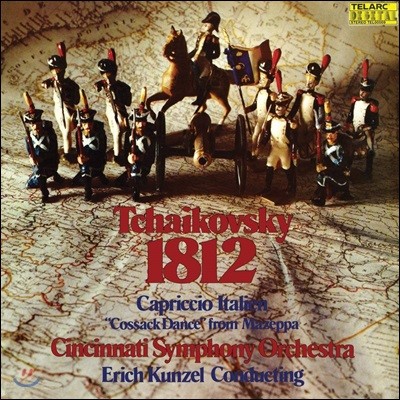 Erich Kunzel 차이코프스키: 1812년 서곡, 이탈리아 카프리치오 (Tchaikovsky: 1812 Overture, Capriccio Italien) [LP]