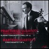 Praetorius Quartett 앙리 마르토: 클라리넷 오중주, 현악사중주 2번 (Henri Marteau: Clarinet Quintet, String Quartet No. 2)