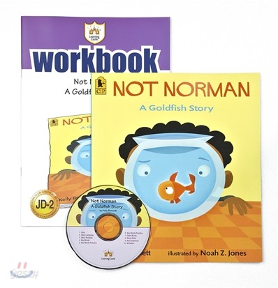 러닝캐슬 주니어 D2 : Not Norman - A Goldfish Story : Student book + Work Book + CD