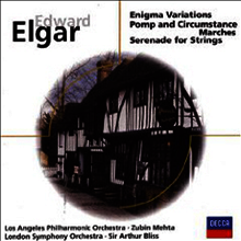 엘가: 수수께끼 변주곡, 위풍당당 행진곡, 현을 위한 세레나데 (Elgar: Enigma Variations, Pomp & Circumstance Marches, Sereande for Strings)(CD) - Zubin Mehta