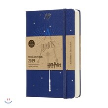 Moleskine Planner Diary 2019 12M Limited Edition Harry Potter Daily Pocket Blue