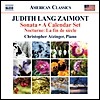주디스 랑 자이몬트: 피아노 소나타, 녹턴, 달력 (Judith Lang Zaimont: Sonata, A Calendar Set)