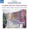 Robert Gibbs 구센스: 바이올린과 피아노를 위한 작품 전곡 (Goossens : Complete Music For Violin and Piano)