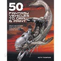 50 Fantasy Vehicles to Draw and Paint