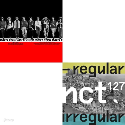 [주로파][미개봉/3종세트] 엔시티 127(NCT 127) Regular-Irregular + Limitless (무한적아)