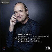 Jan Willem de Vriend 슈베르트: 교향곡 2번 D125, 4번 D417 '비극적' (Schubert: Symphony Nos. 2 &amp; 4)