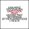 David Tudor 칼하인츠 슈톡하우젠: 피아노 소품 (Stockhausen: Historic First Recordings of the Klavierstucke I-VIII & XI)