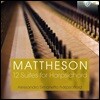 Alessandro Simonetto 마테존: 하프시코드를 위한 12개의 모음곡 (Mattheson: 12 Suites for Harpsichord)