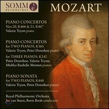 Valerie Tryon 모차르트: 1, 2, 3대의 피아노를 위한 협주곡집 (Mozart: Piano Concertos K466, K467, K365, K242)