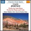 그라시엘라 히메네즈: 피아노 독주, 첼로 소나타 작품집 (Graciela Jimenez: Works for Piano and Cello)