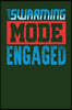 Swarming Mode Engaged: Dark Green, Blue & Red Design, Blank College Ruled Line Paper Journal Notebook for Project Managers and Their Families