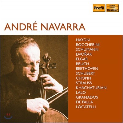앙드레 나바라 첼로 연주집 (Andre Navarra Great Recordings) [10CD Boxset]