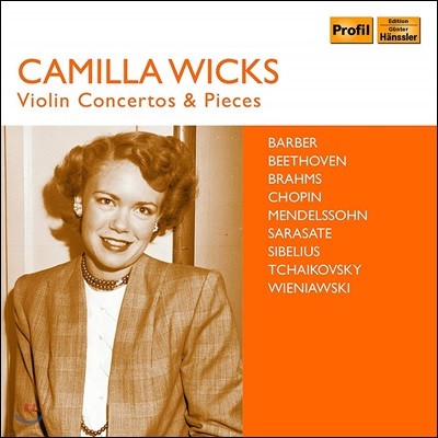 Camilla Wicks 카밀라 윅스 바이올린 연주집 (Violin Concertos & Pieces) 