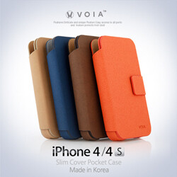 [VOIA 보이아]IP-301 아이폰4/4S 케이스/iPHONE4/4S/최고급원단/핸드메이드/국내생산/카드수납/원터치/꼼꼼한마감처리