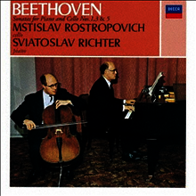 베토벤: 첼로 소나타 1, 3, 5번 (Beethoven: Cello Sonatas Nos.1. 3 & 5) (SHM-CD)(일본반) - Mstislav Rostropovich