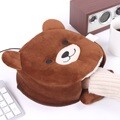 브라운베어 USB 온열 마우스패드 손목쿠션