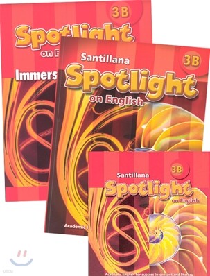Santillana Spotlight on English 3B Set : Student Book + Immersion Workbook + Audio CD