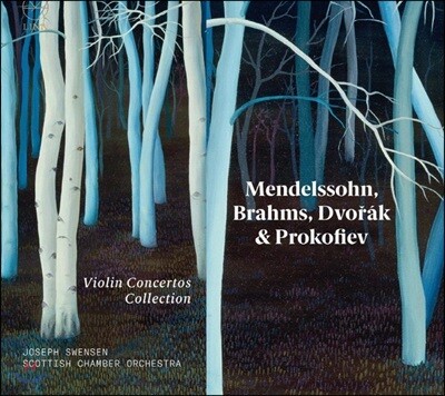 Joseph Swensen 멘델스존 / 브람스 / 드보르작 / 프로코피예프: 바이올린 협주곡 콜렉션 (Violin Concertos Collection) [4CD]