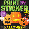 Paint by Sticker Kids: Halloween: Create 10 Pictures One Sticker at a Time! Includes Glow-In-The-Dark Stickers