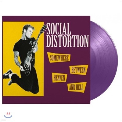 Social Distortion (소셜 디스토션) - Somewhere Between Heaven And Hell [퍼플 컬러 LP]