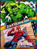 2 in 1 Coloring Book Hulk and Spiderman: Best Coloring Book for Children and Adults, Set 2 in 1 Coloring Book, Easy and Exciting Drawings of Your Love