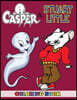 Casper and Stuart Little Coloring Book: 2 in 1 Coloring Book for Kids and Adults, Activity Book, Great Starter Book for Children with Fun, Easy, and R