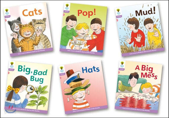 Oxford Reading Tree: Level 1+: Floppy&#39;s Phonics Fiction: Pack of 6