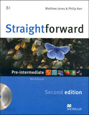 Straightforward 2nd Edition Pre-Intermediate Level Workbook without key &amp; CD