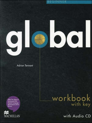 Global Beginner Workbook &amp; CD with key Pack