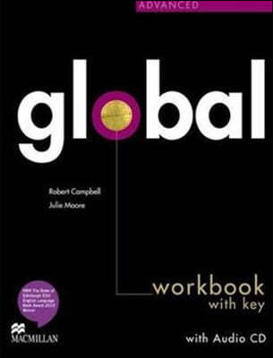 Global Advanced Workbook &amp; CD with key Pack