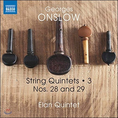 Elan Quintet 조르쥬 온슬로: 현악 오중주 3집 (Onslow: String Quintets, Vol. 3)