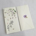 꽃그림현금봉투 달개비꽃 돈봉투 어버이날 용돈봉투