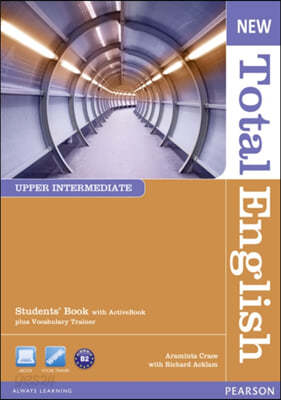 New Total English Upper Intermediate Students&#39; Book with Active Book Pack