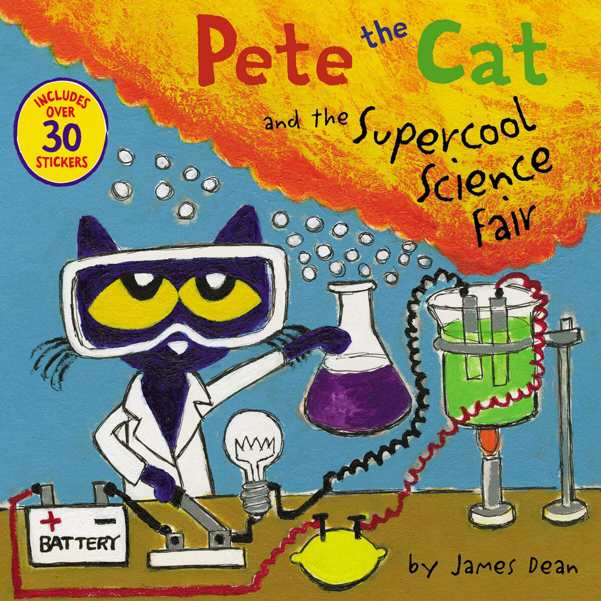 Pete the Cat and the Supercool Science Fair [With Stickers]