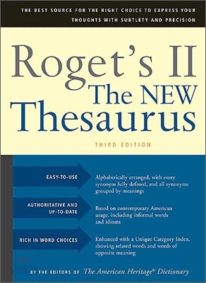 Roget&#39;s II the New Thesaurus