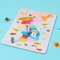 아트랄라 우리나라지도 종이퍼즐(5인용)-인쇄물포함 색칠하기 어린이 창의력 미술