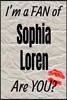 I'm a Fan of Sophia Loren Are You? Creative Writing Lined Journal