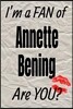 I'm a Fan of Annette Bening Are You? Creative Writing Lined Journal: Promoting Fandom and Creativity Through Journaling...One Day at a Time