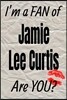 I'm a Fan of Jamie Lee Curtis Are You? Creative Writing Lined Journal