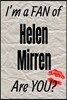 I'm a Fan of Helen Mirren Are You? Creative Writing Lined Journal: Promoting Fandom and Creativity Through Journaling...One Day at a Time