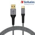 버바팀 케이블 케블라 USB A to C 30cm 그레이