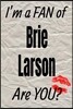 I'm a Fan of Brie Larson Are You? Creative Writing Lined Journal: Promoting Fandom and Creativity Through Journaling...One Day at a Time