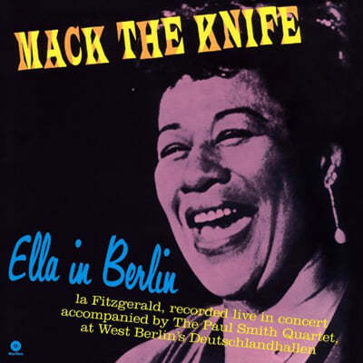 Ella Fitzgerald (엘라 피츠제럴드) - Mack the Knife: Ella in Berlin [LP]